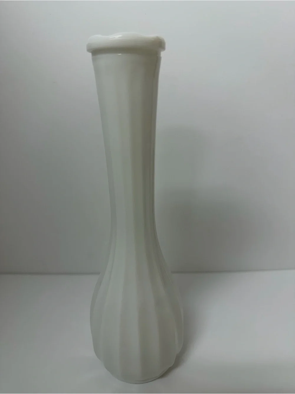 CLG CO Milk Glass flower vase